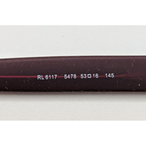 🕶️Ralph Lauren RL6117 5478 Eyeglasses 53/16 145 /KAD749🕶️ - Picture 5 of 9
